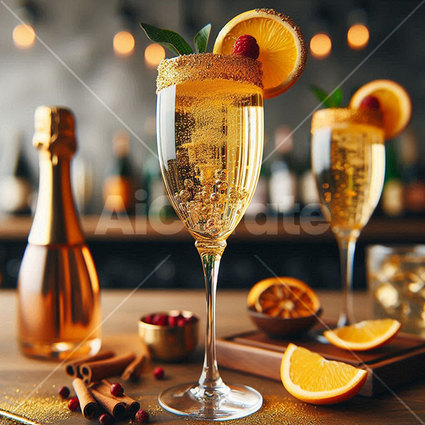 0021 Champagne Cocktail