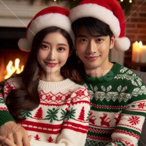0045 - Couples Christmas Sweaters