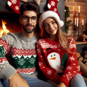 0055 - Couples Christmas Sweaters