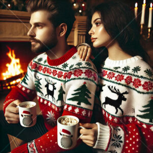 0061 - Couples Christmas Sweaters