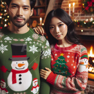 0062 - Couples Christmas Sweaters