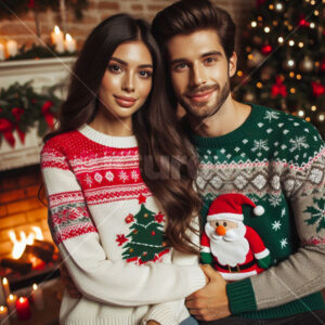 0063 - Couples Christmas Sweaters