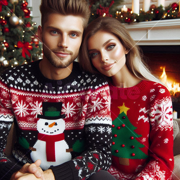 0070 - Couples Christmas Sweaters
