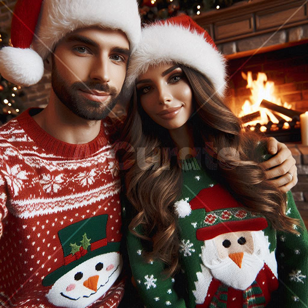 0074 - Couples Christmas Sweaters