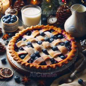 0110 - Christmas Blueberry Pie