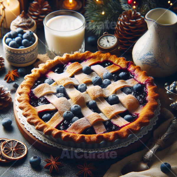 0110 - Christmas Blueberry Pie