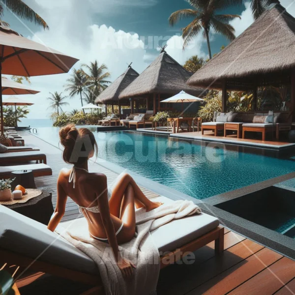 0122 - Poolside Woman