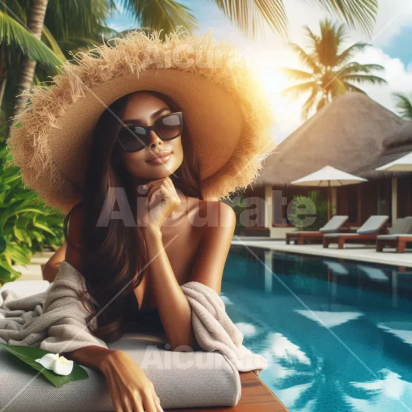 0126 - Poolside Woman