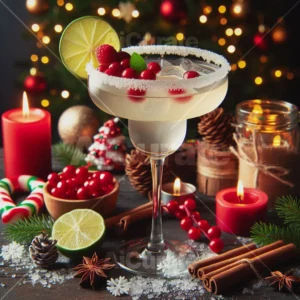 0130 Christmas Margarita Cocktail
