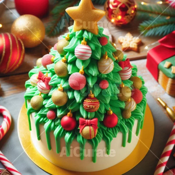 0140 Vanilla Christmas Cake