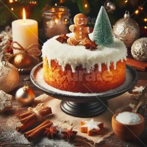 0147 Christmas Coconut Cake