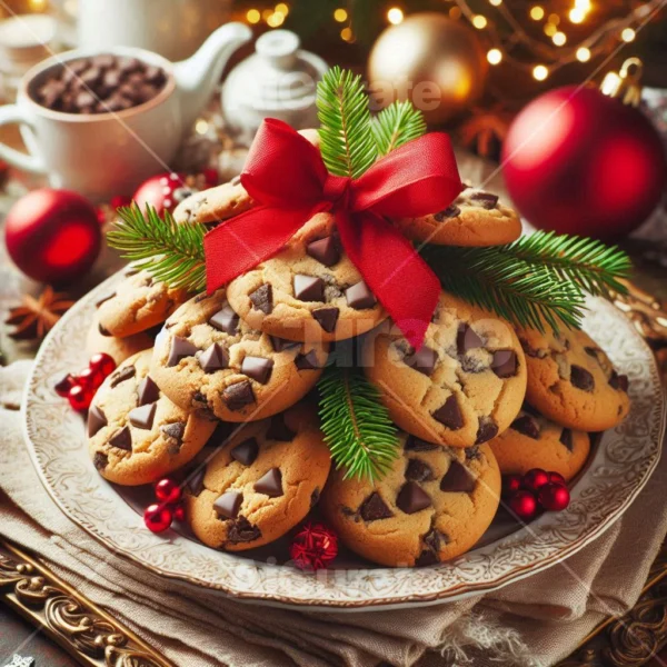 0150 Christmas Chocolate Chip Cookies