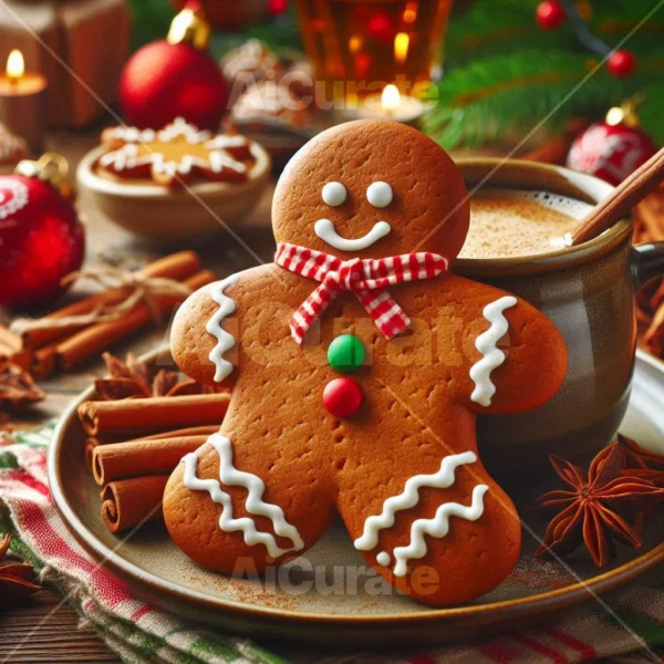 0153 Christmas Gingerbread Man Cookie