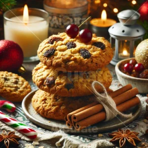 0252 Christmas Oatmeal Raisin Cookies