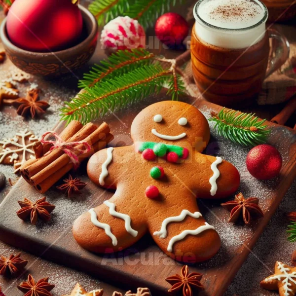 0253 Christmas Gingerbread Man Cookie