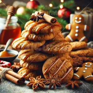 0255 Christmas Ginger Molasses Cookies