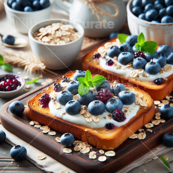 0260 Gourmet Blueberry Yogurt Toast