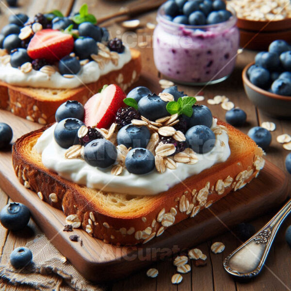 0460 Gourmet Blueberry Yogurt Toast