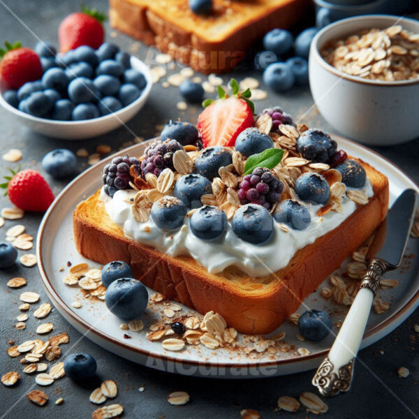 0560 Gourmet Blueberry Yogurt Toast