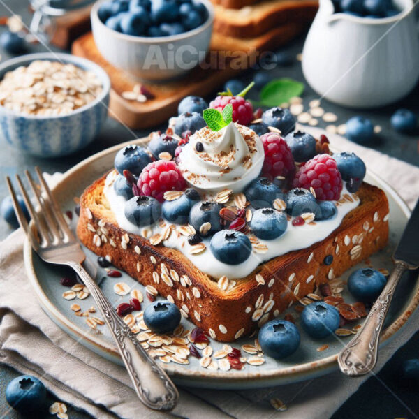 0860 Gourmet Blueberry Yogurt Toast