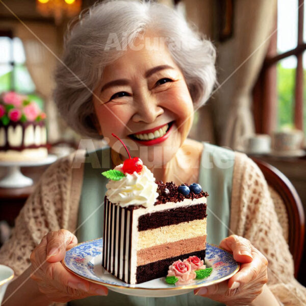 1370 - Served Cake Slice