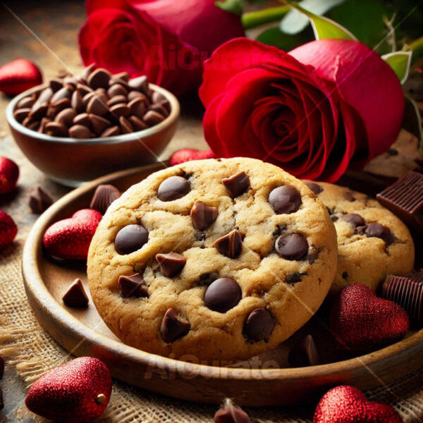 0276 Valentine Chocolate Chip Cookie