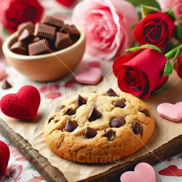 0376 Valentine Chocolate Chip Cookie