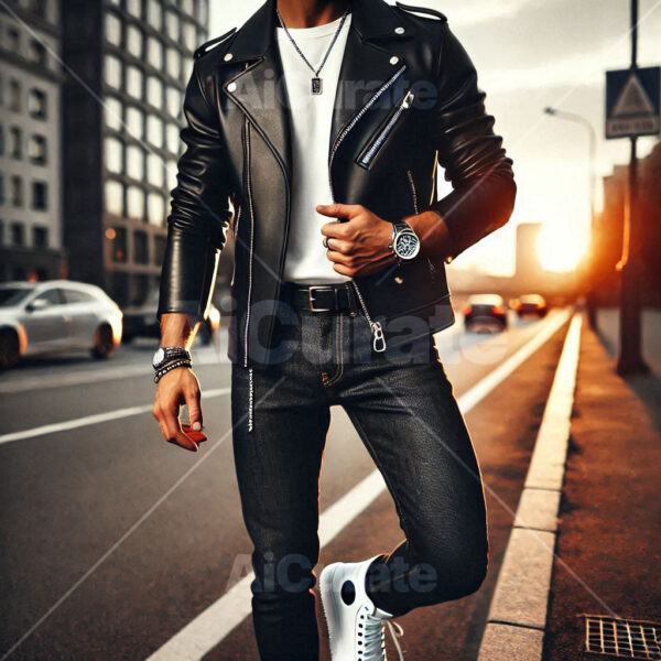 0584 Fashionable Urban Male