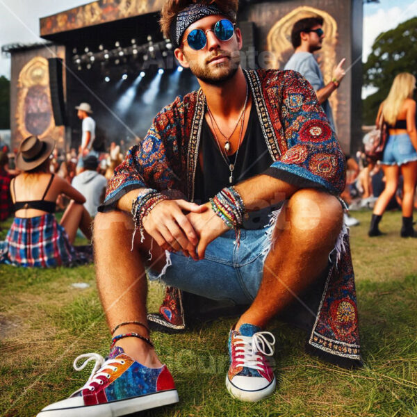 0782 Male Festival Goer