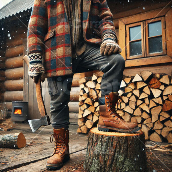 0783 Male Stacking Firewood