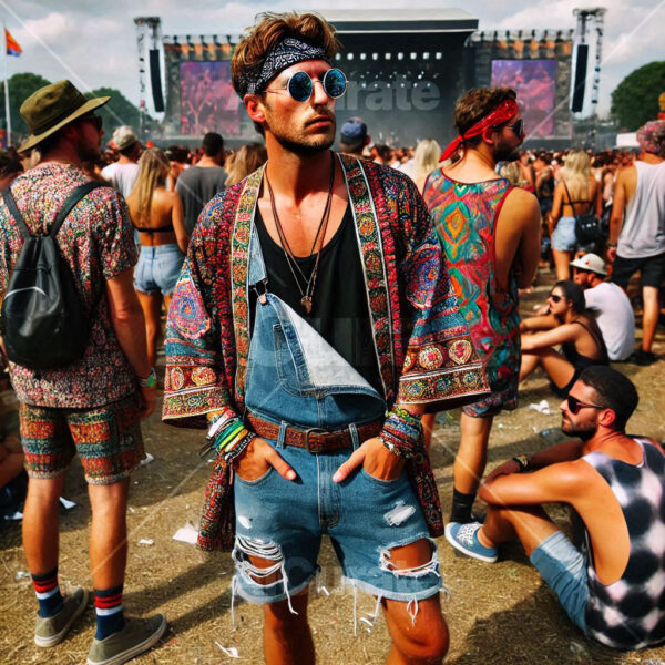 0882 Male Festival Goer