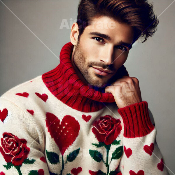 1478 Man's Valentine's Sweater