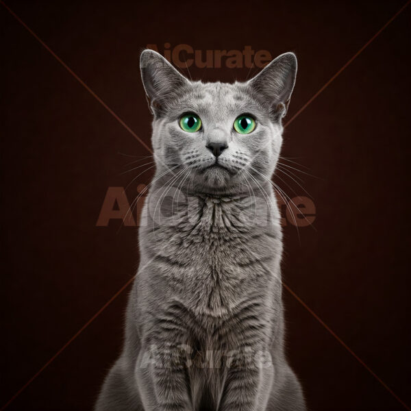 0239 Russian Blue Cat