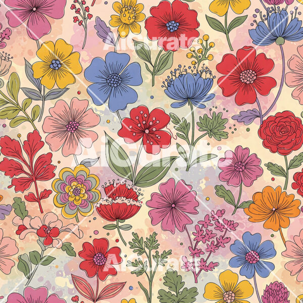 0249 Floral Background