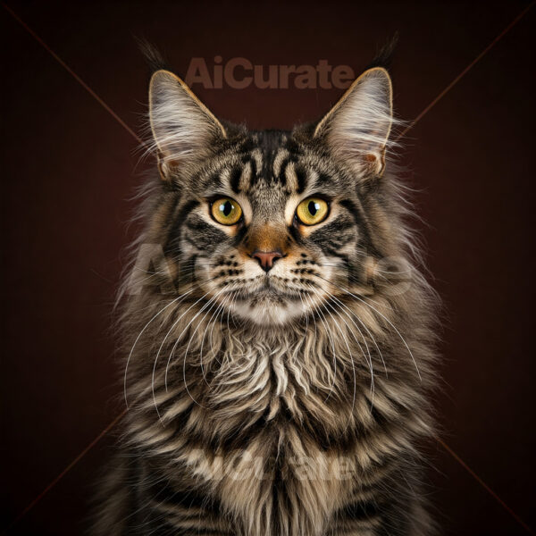 0258 Maine Coon Cat